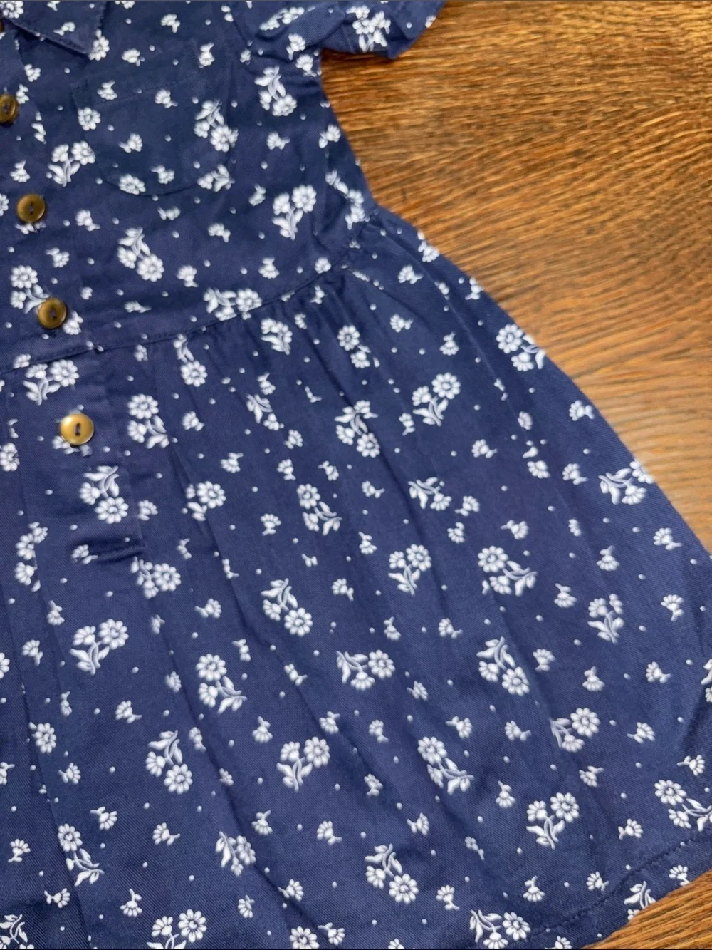 Carter's 5-Piece Set Floral & Denim Dresses Bloomers & Cardigan Baby Girl 24 mo